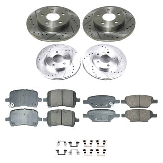 Callahan Brake Parts® - Drilled and Slotted Brake Kit