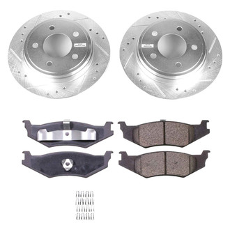 Callahan Brake Parts® - Drilled and Slotted Rear Brake Kit