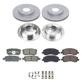 Callahan Brake Parts® - Drilled and Slotted Brake Kit