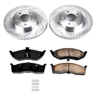Callahan Brake Parts® - Drilled and Slotted Front Brake Kit