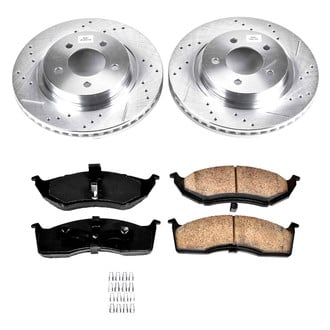 Callahan Brake Parts® - Drilled and Slotted Front Brake Kit