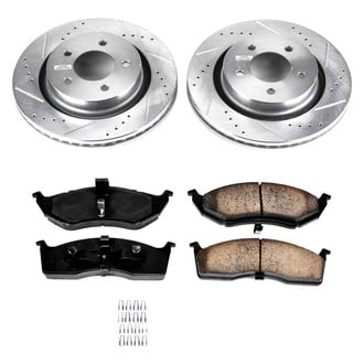 Callahan Brake Parts® - Drilled and Slotted Front Brake Kit