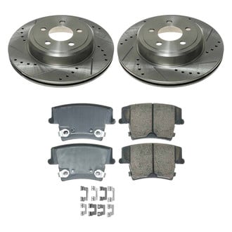 Callahan Brake Parts® - Drilled and Slotted Rear Brake Kit