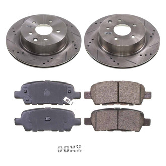 Callahan Brake Parts® - Drilled and Slotted Rear Brake Kit