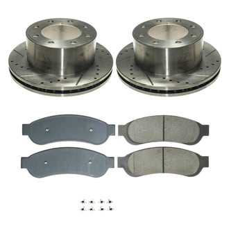 Callahan Brake Parts® - Drilled and Slotted Rear Brake Kit