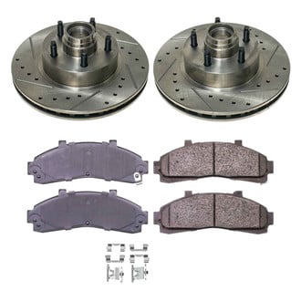 Callahan Brake Parts® - Drilled and Slotted Front Brake Kit