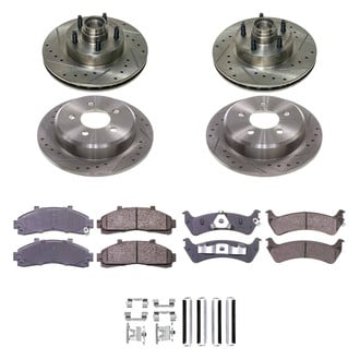 Callahan Brake Parts® - Drilled and Slotted Brake Kit