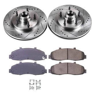 Callahan Brake Parts® - Drilled and Slotted Front Brake Kit