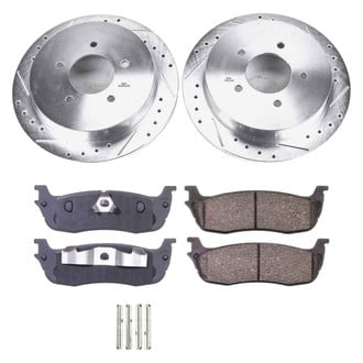 Callahan Brake Parts® - Drilled and Slotted Rear Brake Kit