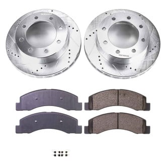 Callahan Brake Parts® - Drilled and Slotted Front Brake Kit