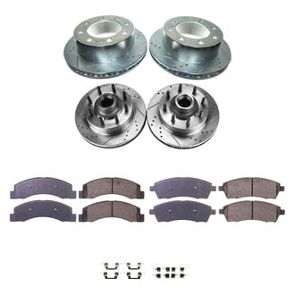 Callahan Brake Parts® - Drilled and Slotted Brake Kit