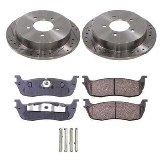 Callahan Brake Parts® - Drilled and Slotted Rear Brake Kit
