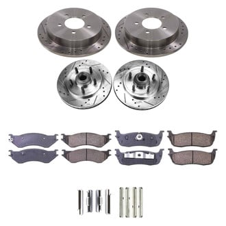 Callahan Brake Parts® - Drilled and Slotted Brake Kit