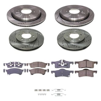 Callahan Brake Parts® - Drilled and Slotted Brake Kit