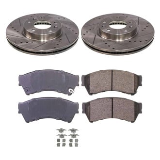 Callahan Brake Parts® - Drilled and Slotted Front Brake Kit