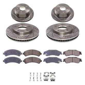 Callahan Brake Parts® - Drilled and Slotted Brake Kit