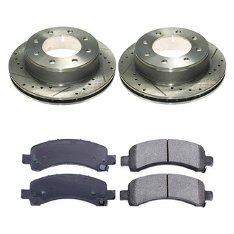 Callahan Brake Parts® - Drilled and Slotted Rear Brake Kit
