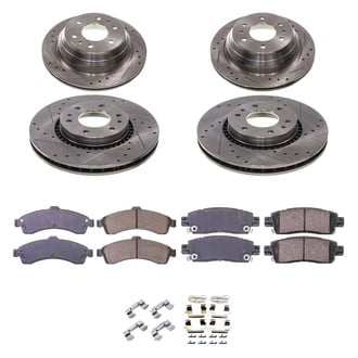 Callahan Brake Parts® - Drilled and Slotted Brake Kit