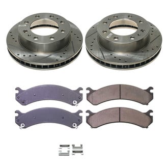 Callahan Brake Parts® - Drilled and Slotted Front Brake Kit