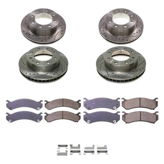 Callahan Brake Parts® - Drilled and Slotted Brake Kit