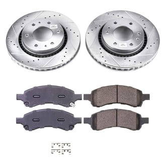Callahan Brake Parts® - Drilled and Slotted Front Brake Kit