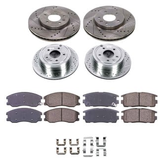 Callahan Brake Parts® - Drilled & Slotted Brake Kit