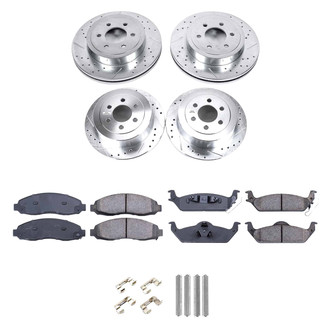 Callahan Brake Parts® - Drilled and Slotted Brake Kit