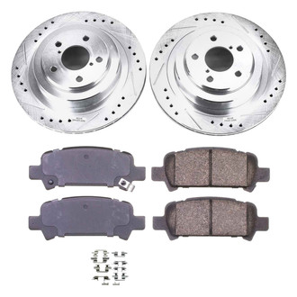 Callahan Brake Parts® - Drilled and Slotted Rear Brake Kit