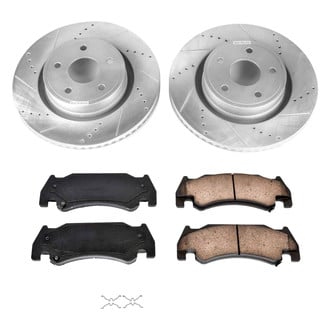 Callahan Brake Parts® - Drilled and Slotted Front Brake Kit
