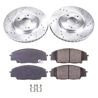 Callahan Brake Parts® - Drilled and Slotted Front Brake Kit