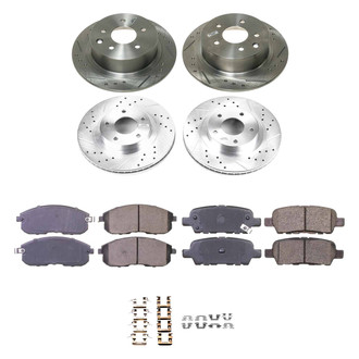 Callahan Brake Parts® - Drilled and Slotted Brake Kit