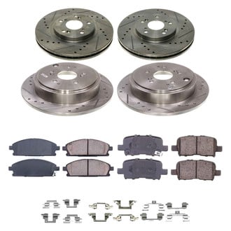 Callahan Brake Parts® - Drilled and Slotted Brake Kit