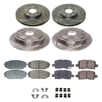 Callahan Brake Parts® - Drilled and Slotted Brake Kit