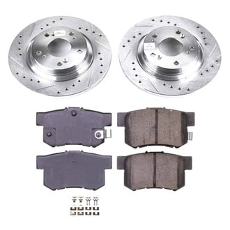 Callahan Brake Parts® - Drilled and Slotted Rear Brake Kit