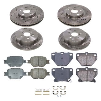 Callahan Brake Parts® - Drilled & Slotted Brake Kit