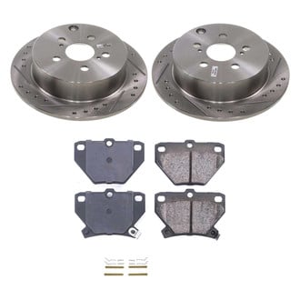 Callahan Brake Parts® - Drilled and Slotted Rear Brake Kit