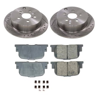 Callahan Brake Parts® - Drilled and Slotted Rear Brake Kit