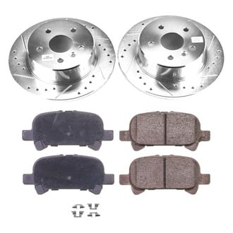 Callahan Brake Parts® - Drilled and Slotted Rear Brake Kit