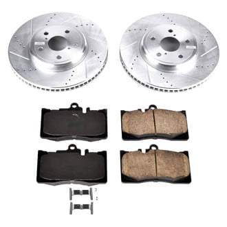 Callahan Brake Parts® - Drilled and Slotted Front Brake Kit