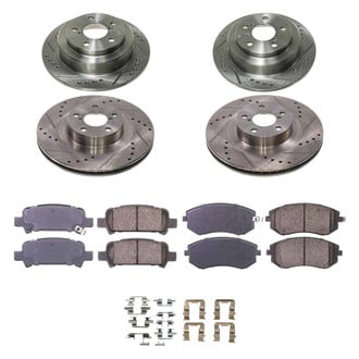 Callahan Brake Parts® - Drilled and Slotted Brake Kit