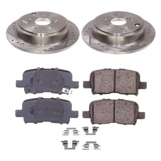 Callahan Brake Parts® - Drilled and Slotted Rear Brake Kit