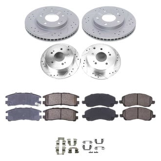 Callahan Brake Parts® - Drilled & Slotted Brake Kit