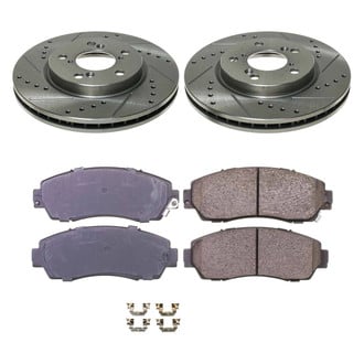 Callahan Brake Parts® - Drilled and Slotted Front Brake Kit