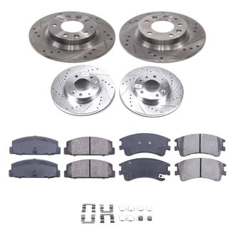 Callahan Brake Parts® - Drilled and Slotted Brake Kit