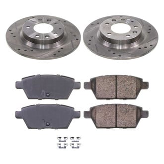 Callahan Brake Parts® - Drilled and Slotted Rear Brake Kit