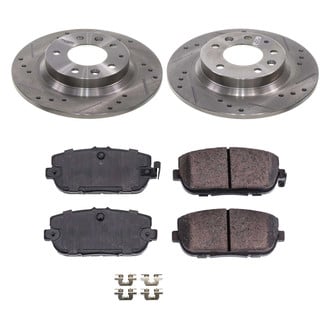 Callahan Brake Parts® - Drilled and Slotted Rear Brake Kit