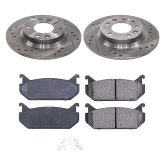 Callahan Brake Parts® - Drilled and Slotted Rear Brake Kit