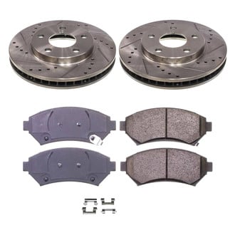 Callahan Brake Parts® - Drilled and Slotted Front Brake Kit