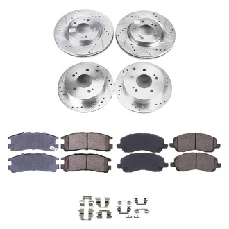 Callahan Brake Parts® - Drilled & Slotted Brake Kit