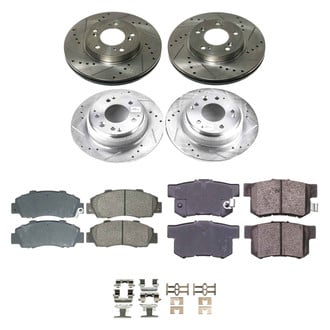 Callahan Brake Parts® - Drilled & Slotted Brake Kit